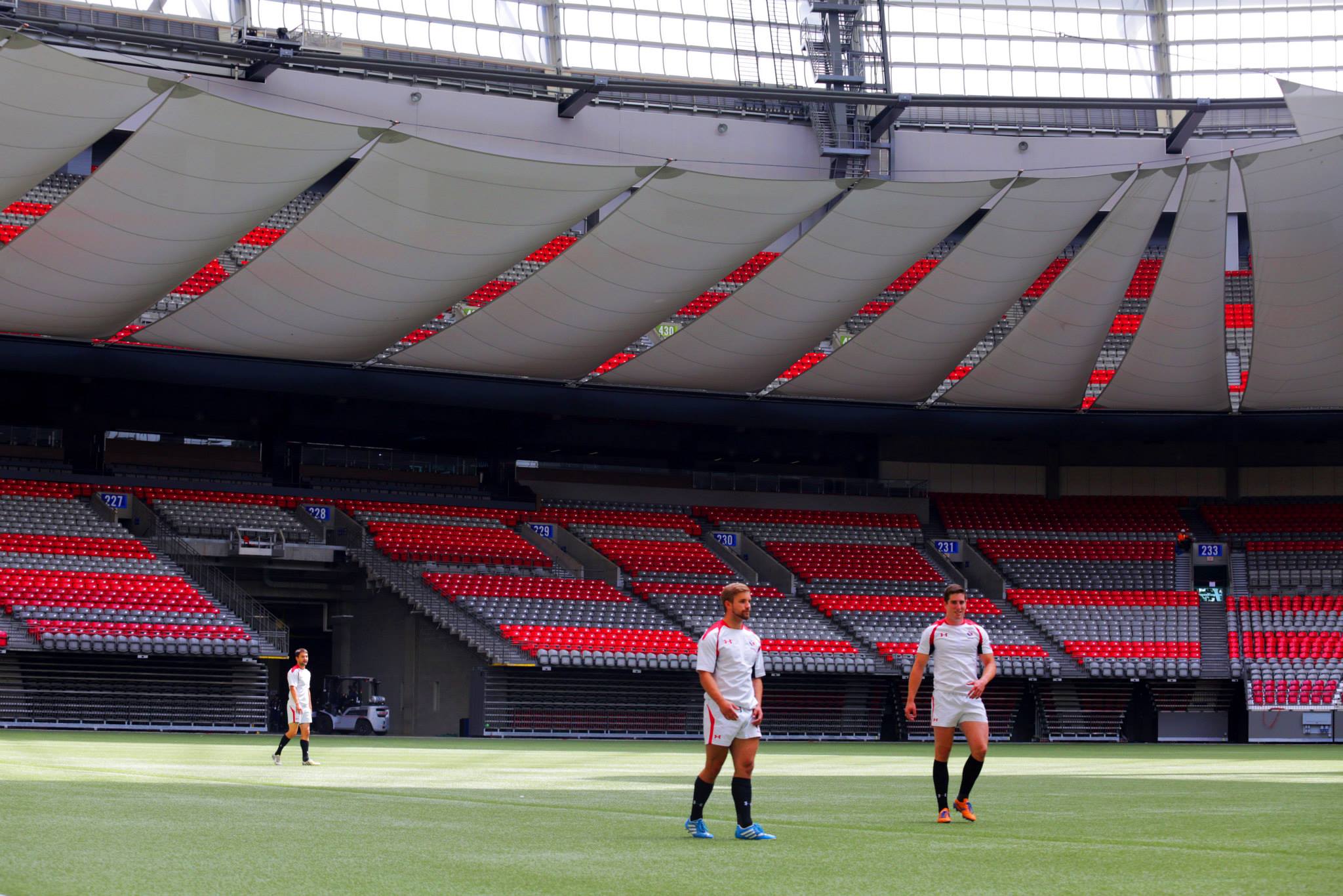 Shooting the Rugby Sevens Worlds Promo Video at BC Place