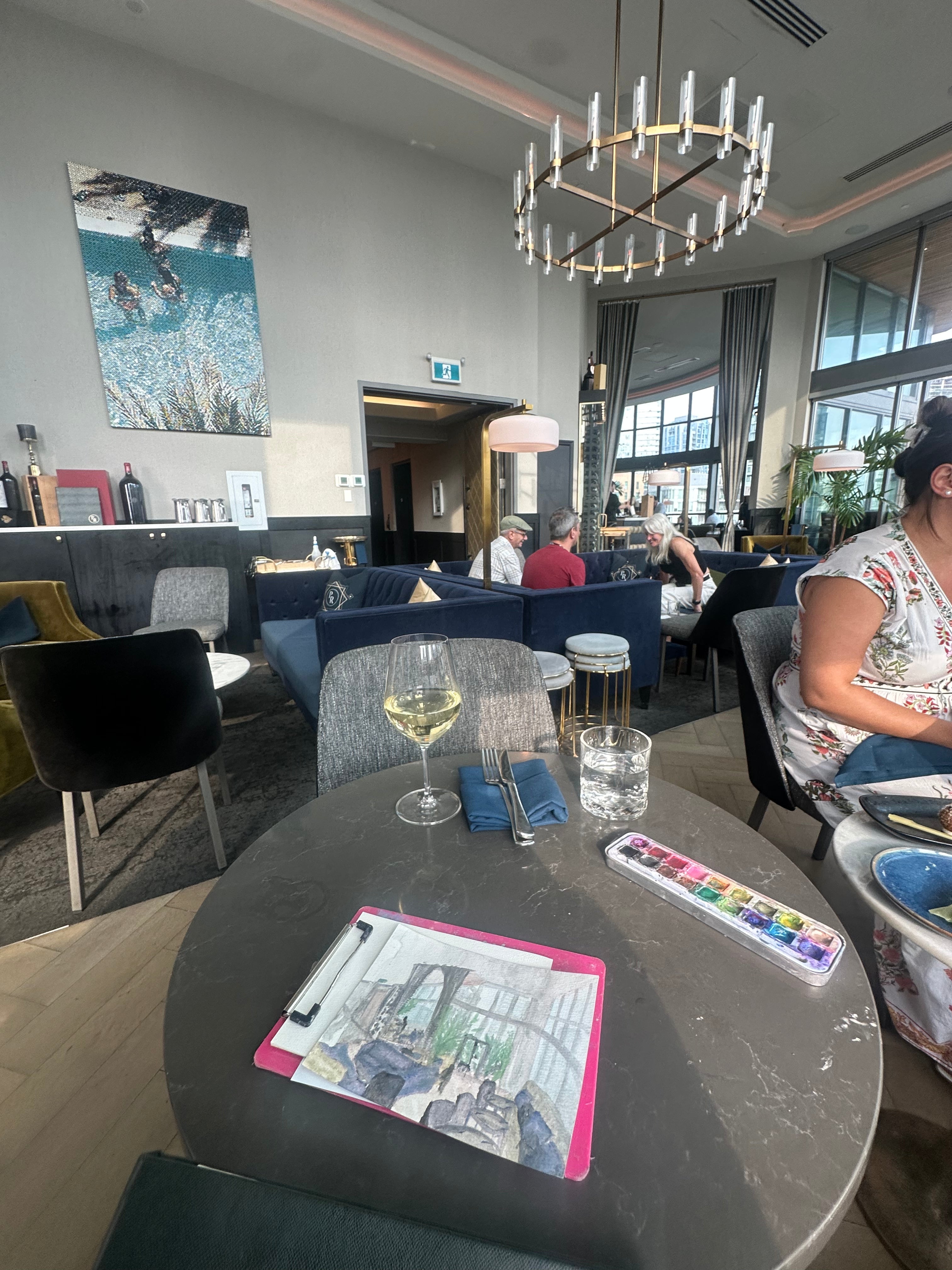 Watercolours for Socializing