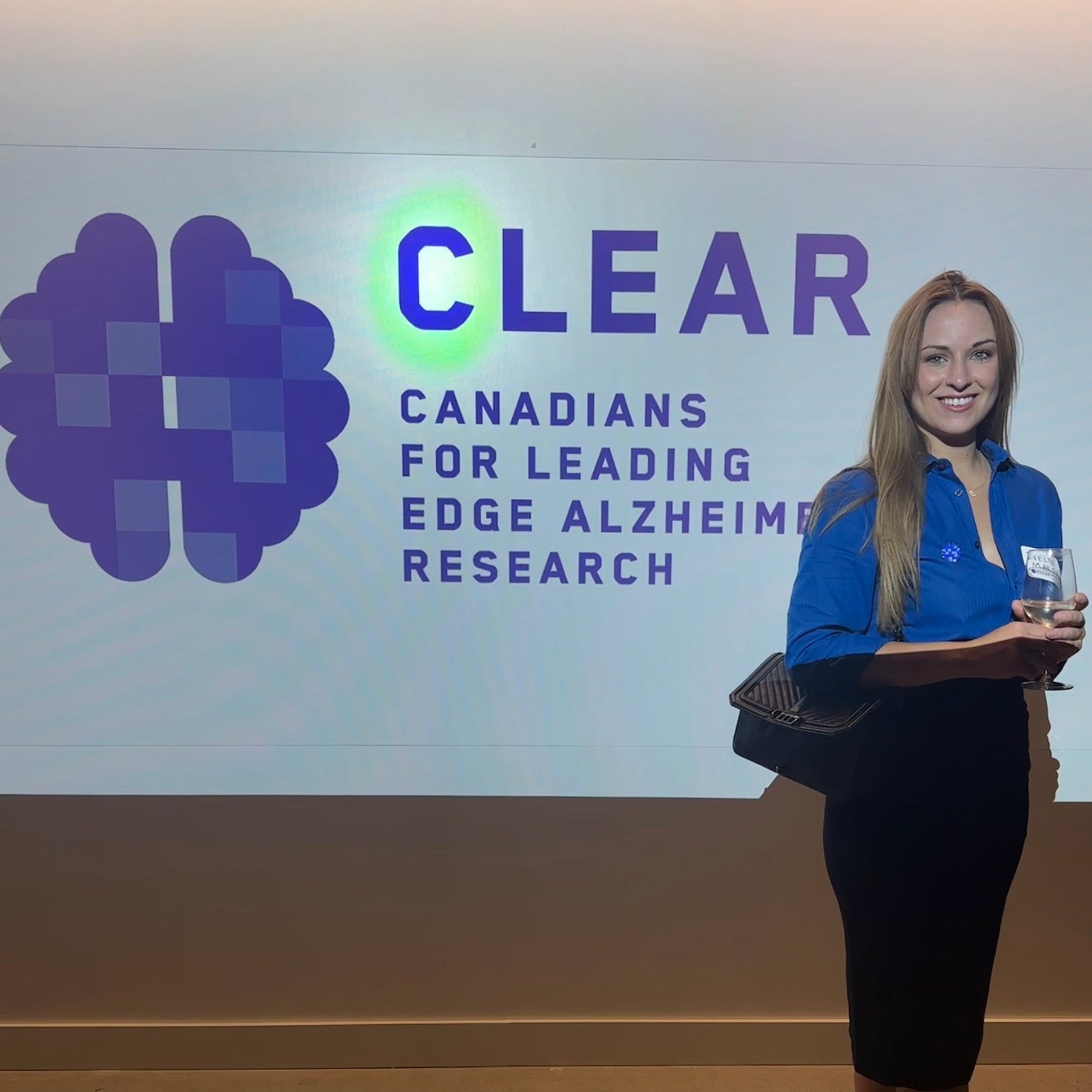 Evelyn Martin attending the Canadians for Leading Edge Alzheimer Research (CLEAR) Annual Fall Reception. 