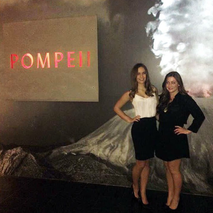 Evelyn Martin opening night at the Pompeii exhibit at the Montreal Museum 
