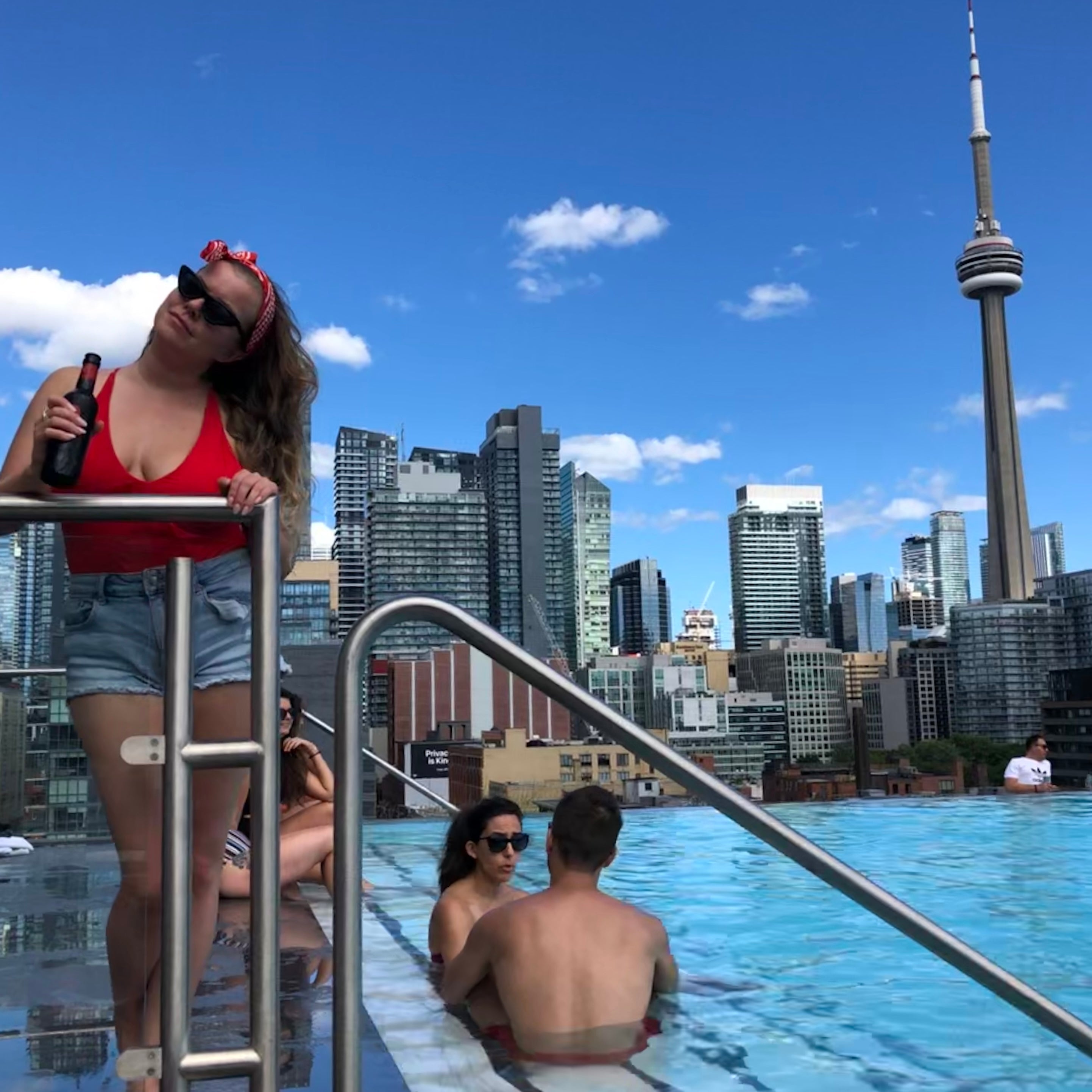 Evelyn’s Canada Day Pool Party at Toronto’s Fashion House