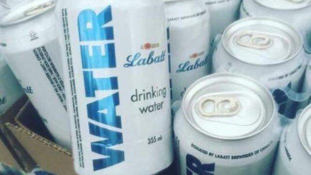 Labatt Responds to Canadian Wildfires By Producing Canned Water