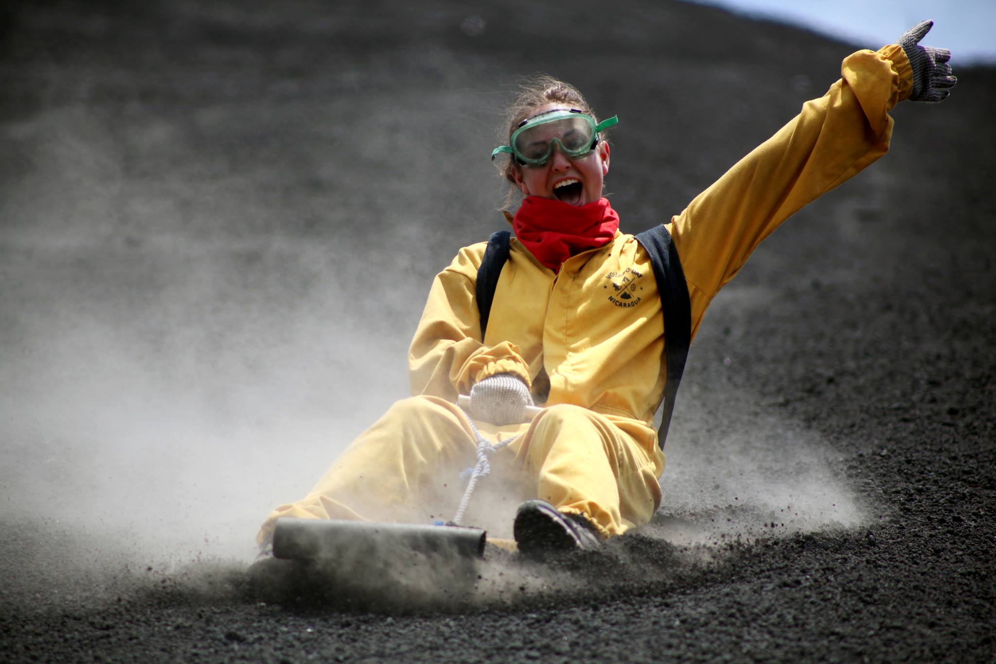 Volcano Boarding, Nicaragua