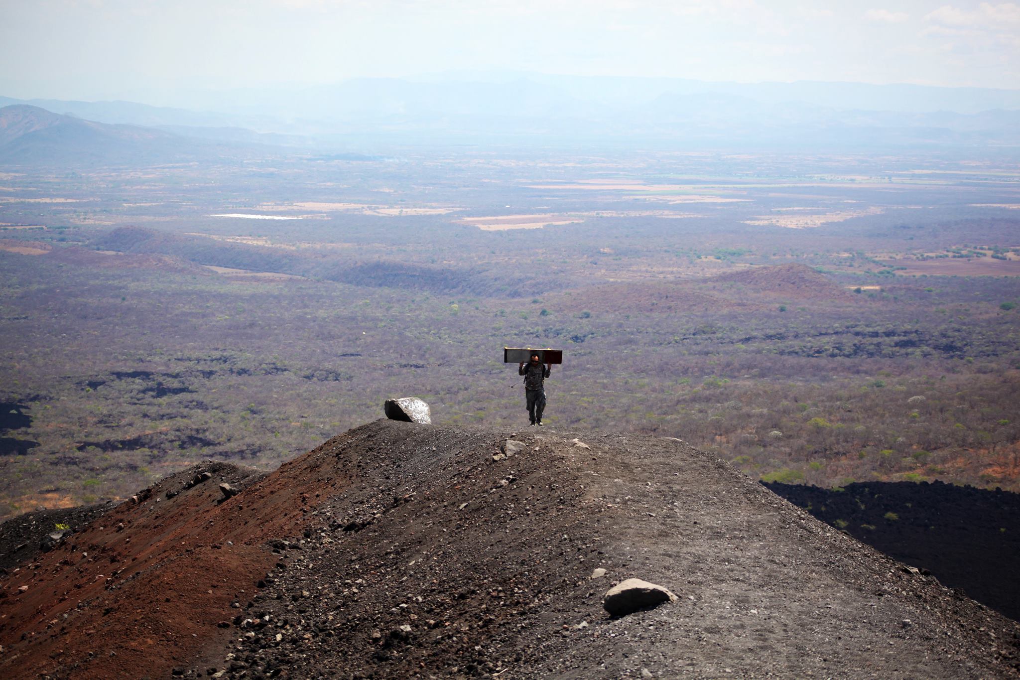 Volcano Boarding, Nicaragua