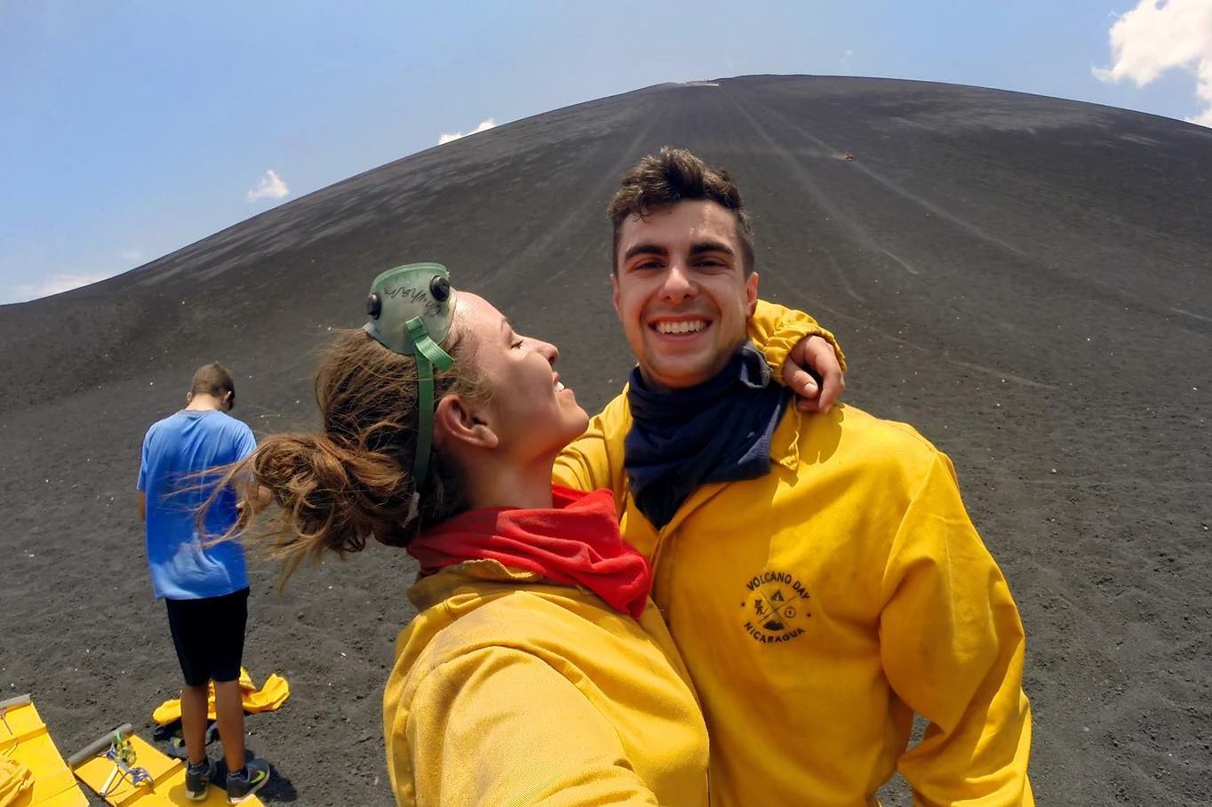 Volcano Boarding, Nicaragua