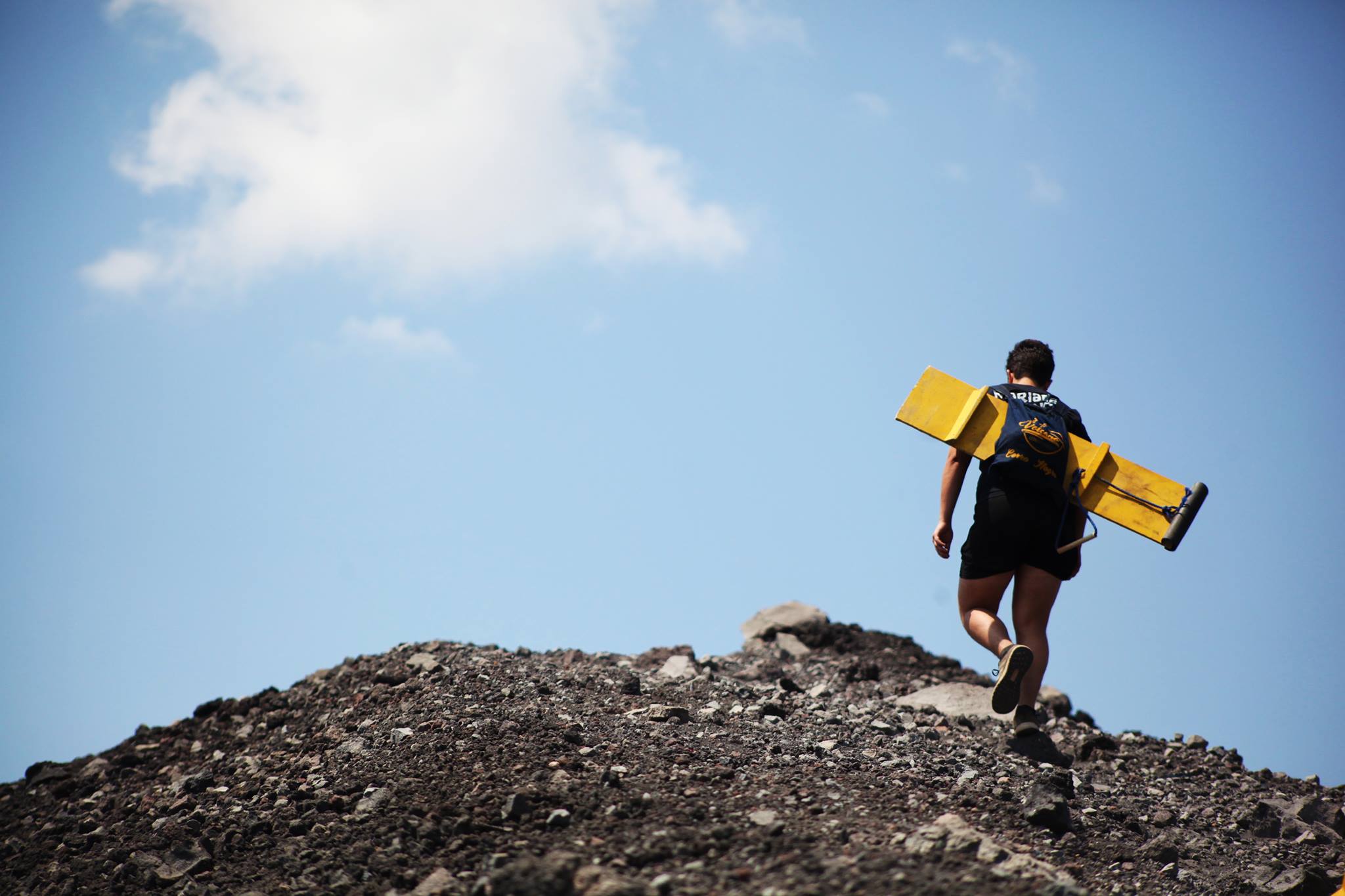 Volcano Boarding, Nicaragua
