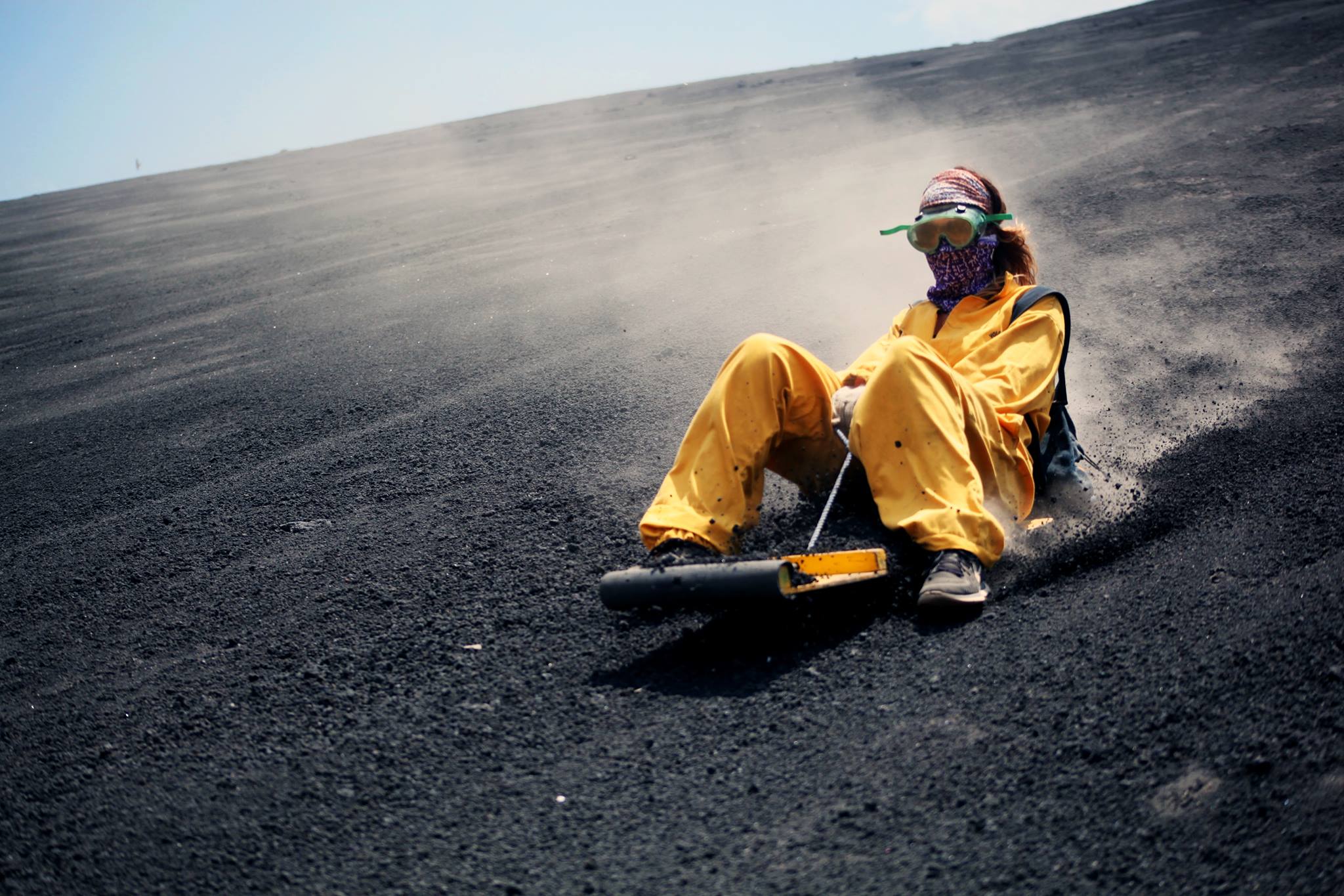 Volcano Boarding, Nicaragua