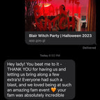 The Blair Witch Party