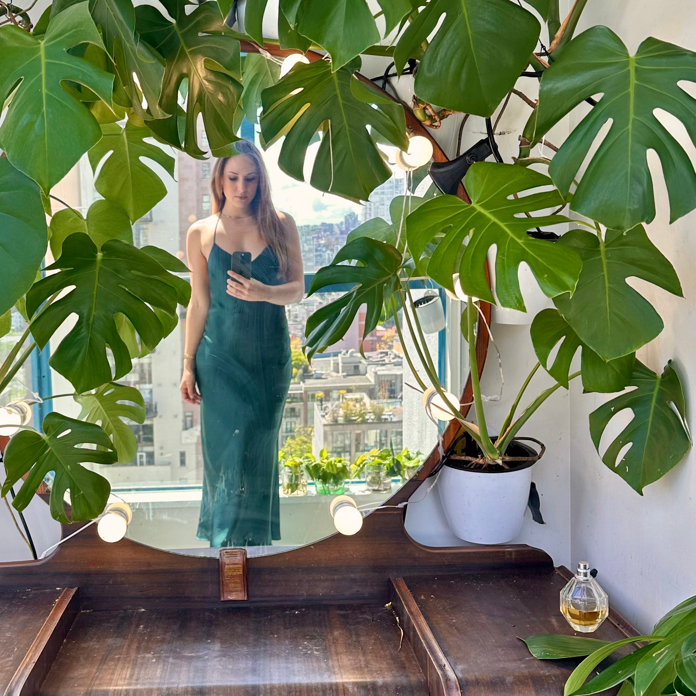 Your product, shot in the plant filled beauty greenroom