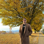 Your product, shot under the autumn mustard trees