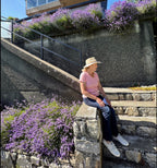 Your product, shot on the lavender stone staircase