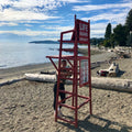 Your product, shot on the beach with a lifeguard chair