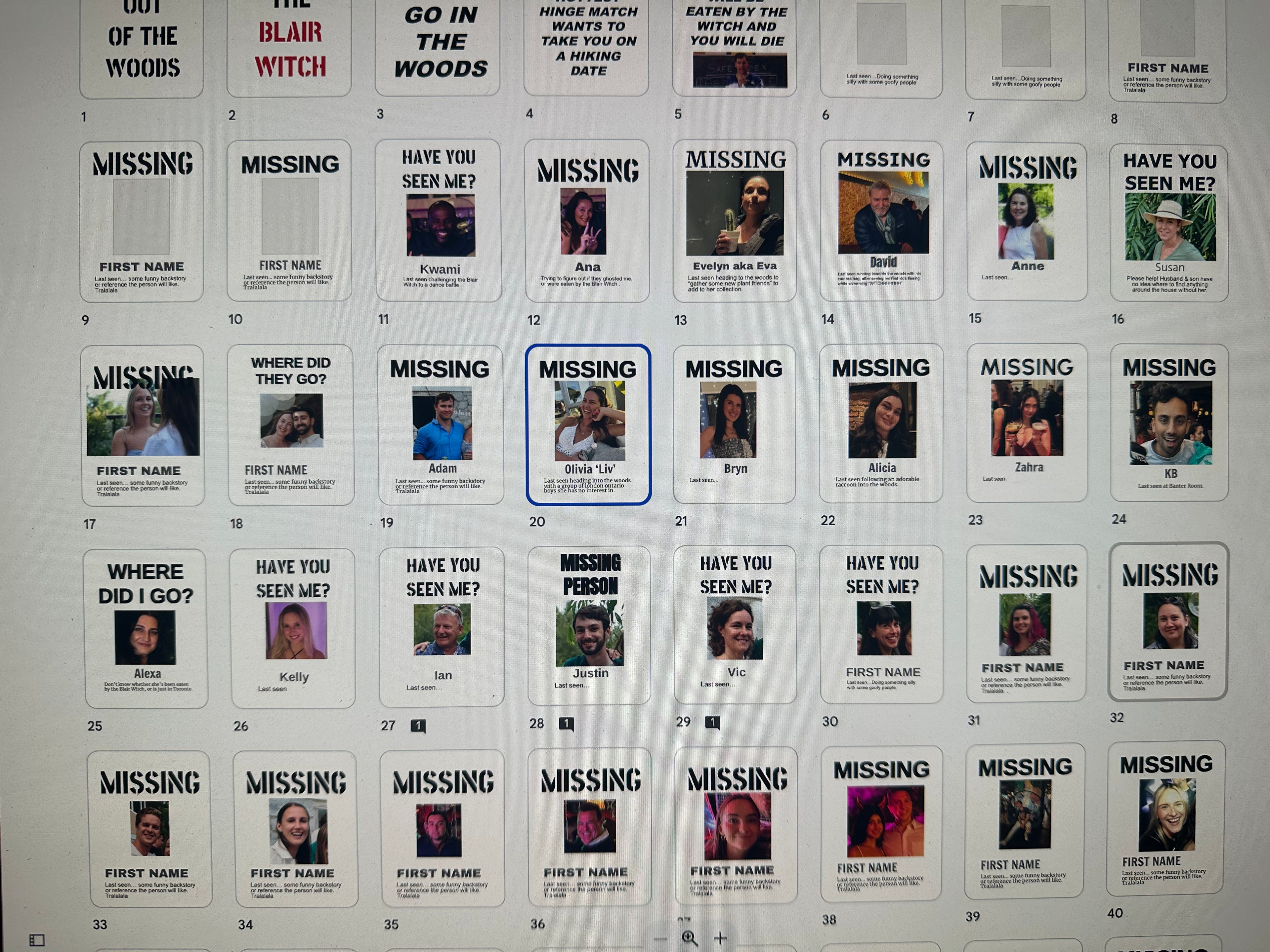 Missing Poster Templates