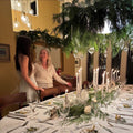 Green & White Christmas Dinner Party