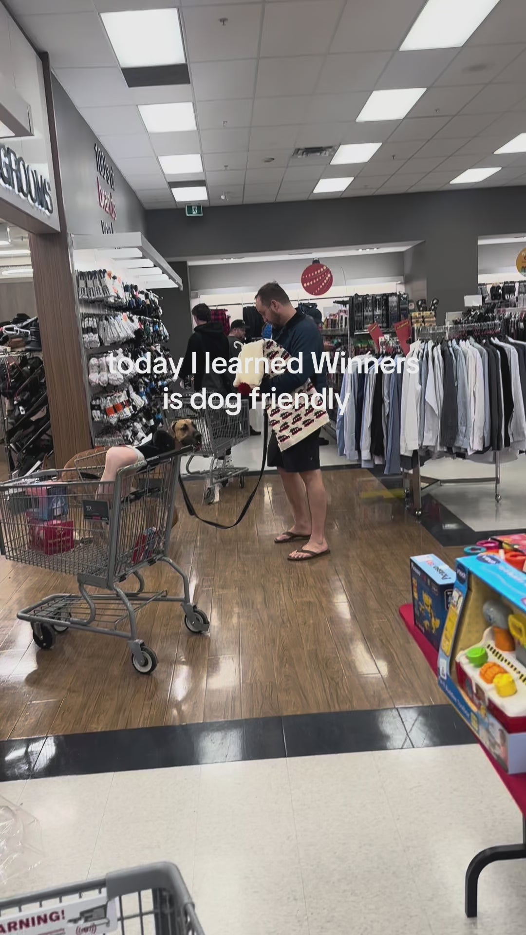 Today I learned that winners is dog friendly